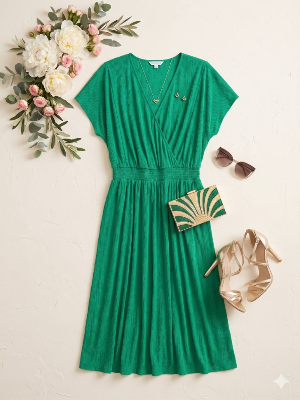 Reitmans Emerald Green Dress